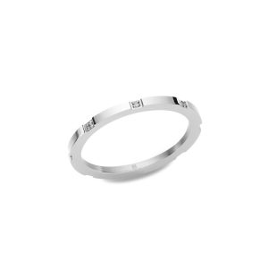 Anel One London 21 Silver