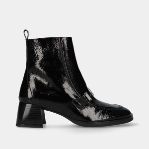 BOTA EM PELE VERNIZ DE SALTO US X HISPANITAS MILAN