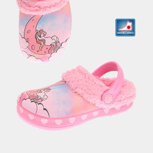 CLOGS UNICÓRNIO COM PELO E ALÇA BEPPI