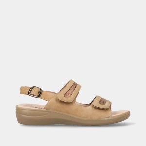 SANDÁLIA DE CONFORTO COM VELCRO E FIVELA