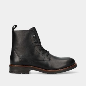 BOTA EM PELE DE CORDÃO E FECHO