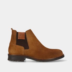 BOTA EM PELE CAMURÇA DE ELÁSTICOS US