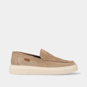 SAPATO LOAFER EM PELE CAMURÇA