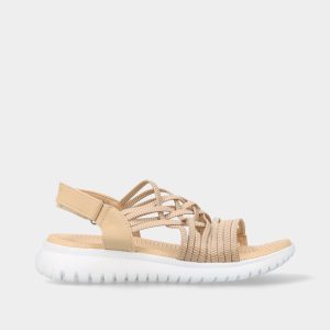 SANDÁLIA DE CONFORTO COM VELCRO E ELÁSTICOS