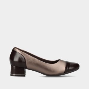 SAPATO DE SALTO COM PALMILHA CONFORTO