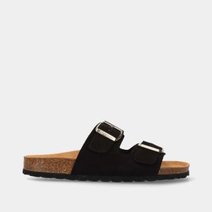 CHINELO ANATÓMICO EM PELE COM FIVELAS