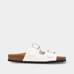 CHINELO ANATÓMICO EM PELE COM FIVELAS