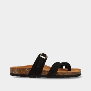 CHINELO ANATÓMICO DE DEDO EM PELE COM FIVELA